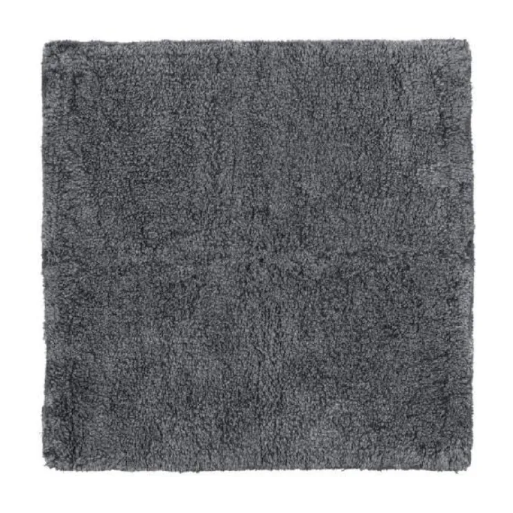 Hot Blomus TWIN Cotton Bath Mat - Reversible - 24 x 24 TWIN Mat - Magnet - 24 x 24